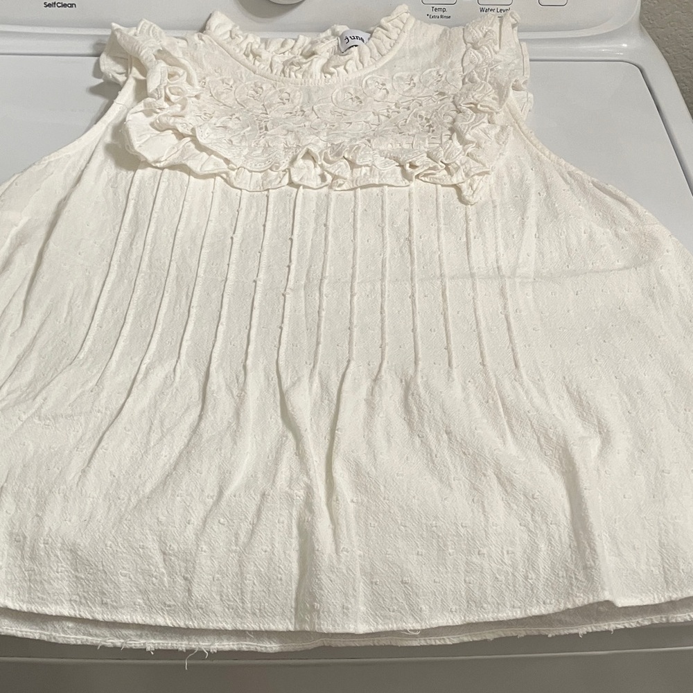 Newly added🌟Chic Ivory Ruffle Women's Blouse